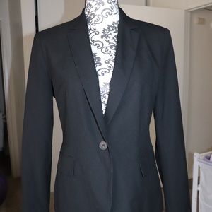 Zara basic black blazer